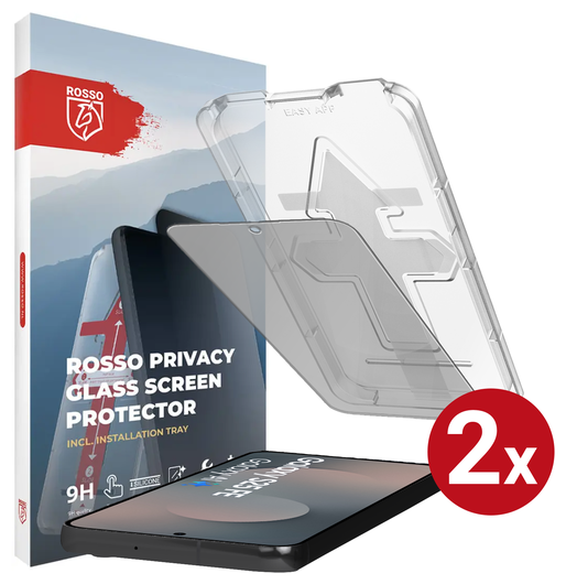 Rosso Samsung Galaxy S25 FE Privacy Glass met Installatietray (2-Pack) afbeelding 1