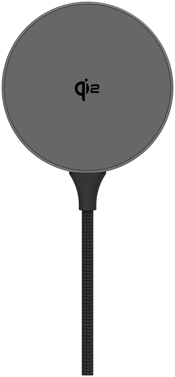 Buddi Power Qi2 Draadloze Magnetische MagSafe Oplader 15W met 1.5M Kabel Grijs afbeelding 10