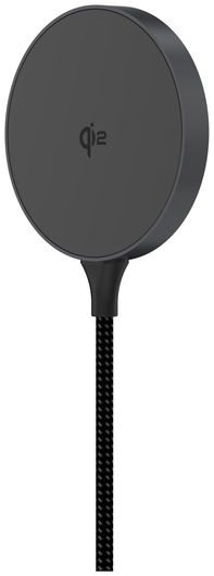 Buddi Power Qi2 Draadloze Magnetische MagSafe Oplader 15W met 1.5M Kabel Zwart afbeelding 1