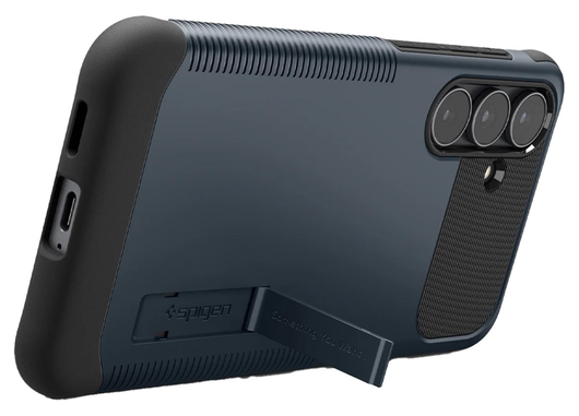 Spigen Slim Armor MagFit Samsung Galaxy S25 FE Hoesje MagSafe Metal Slate afbeelding 3