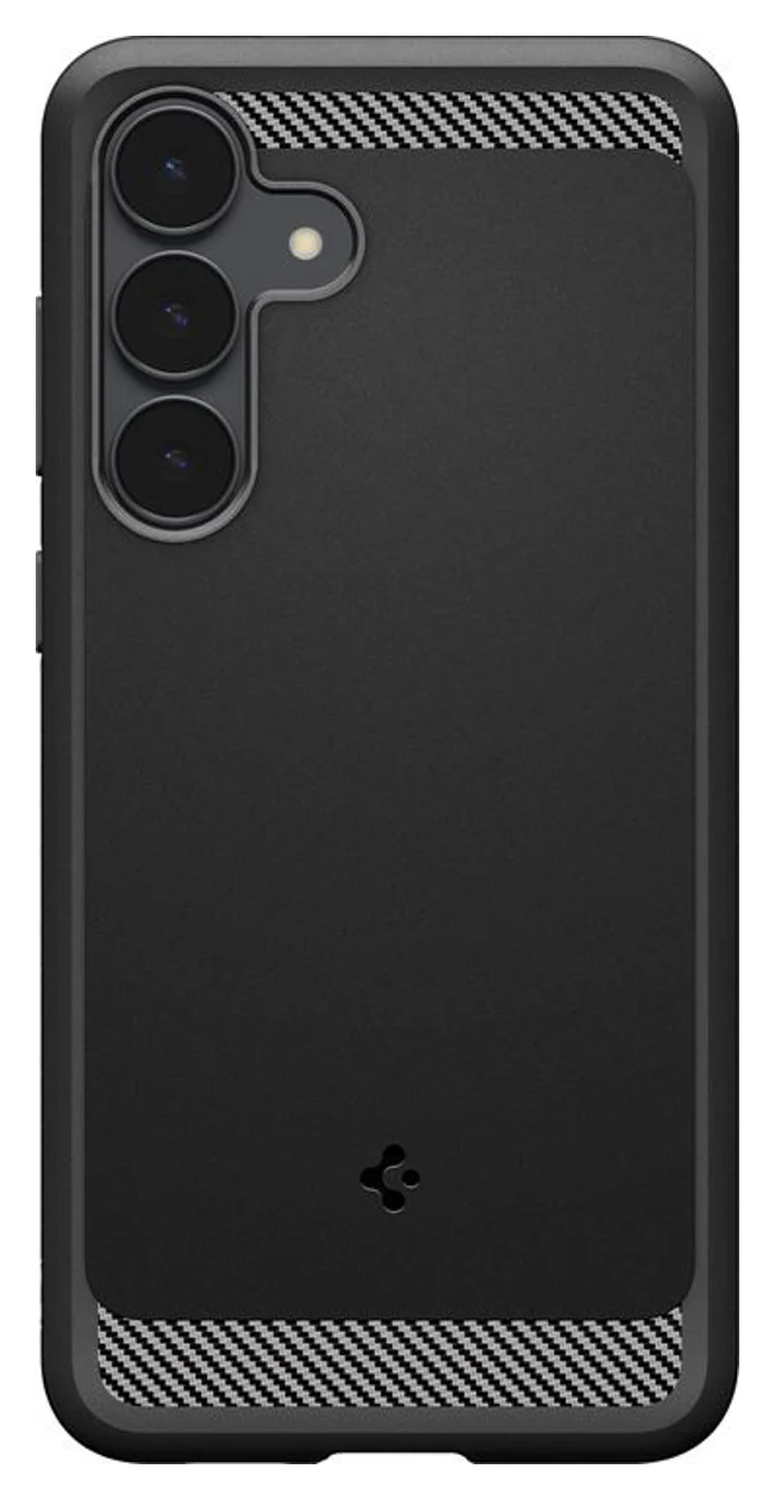 Spigen Rugged Armor Samsung Galaxy S25 FE Hoesje Back Cover Matte Zwart afbeelding 3