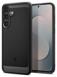 Spigen Rugged Armor Samsung Galaxy S25 FE Hoesje Back Cover Matte Zwart afbeelding