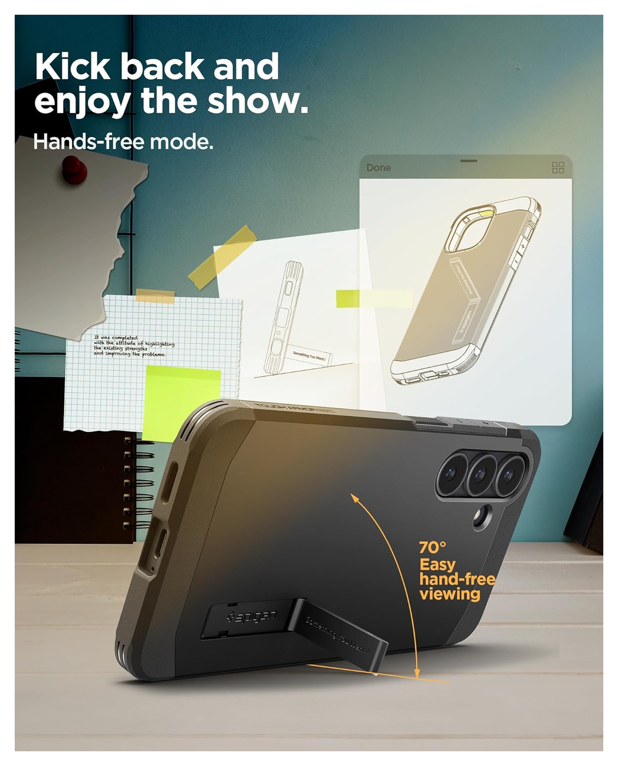 Spigen Tough Armor Samsung Galaxy S25 FE Hoesje MagSafe Back Cover Zwart afbeelding 4