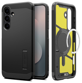 Spigen Tough Armor Samsung Galaxy S25 FE Hoesje MagSafe Back Cover Zwart afbeelding