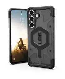 UAG Pathfinder Clear Samsung Galaxy S25 FE Hoesje MagSafe Back Cover Ash Zwart afbeelding