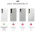 UAG Pathfinder Clear Samsung Galaxy S25 FE Hoesje MagSafe Back Cover Ash Zwart afbeelding 3