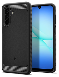 Spigen Rugged Armor Samsung Galaxy A17 Hoesje Back Cover Matte Zwart afbeelding