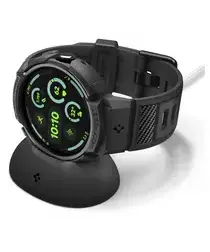 Spigen Rugged Armor Pro - Google Pixel Watch 4 45MM Hoesje en Bandje + Oplader