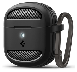 Spigen Rugged Armor Google Pixel Buds 2a Hoesje Matte Zwart afbeelding