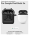Spigen Lock Fit Google Pixel Buds 2a Hoesje Case Zwart afbeelding 2