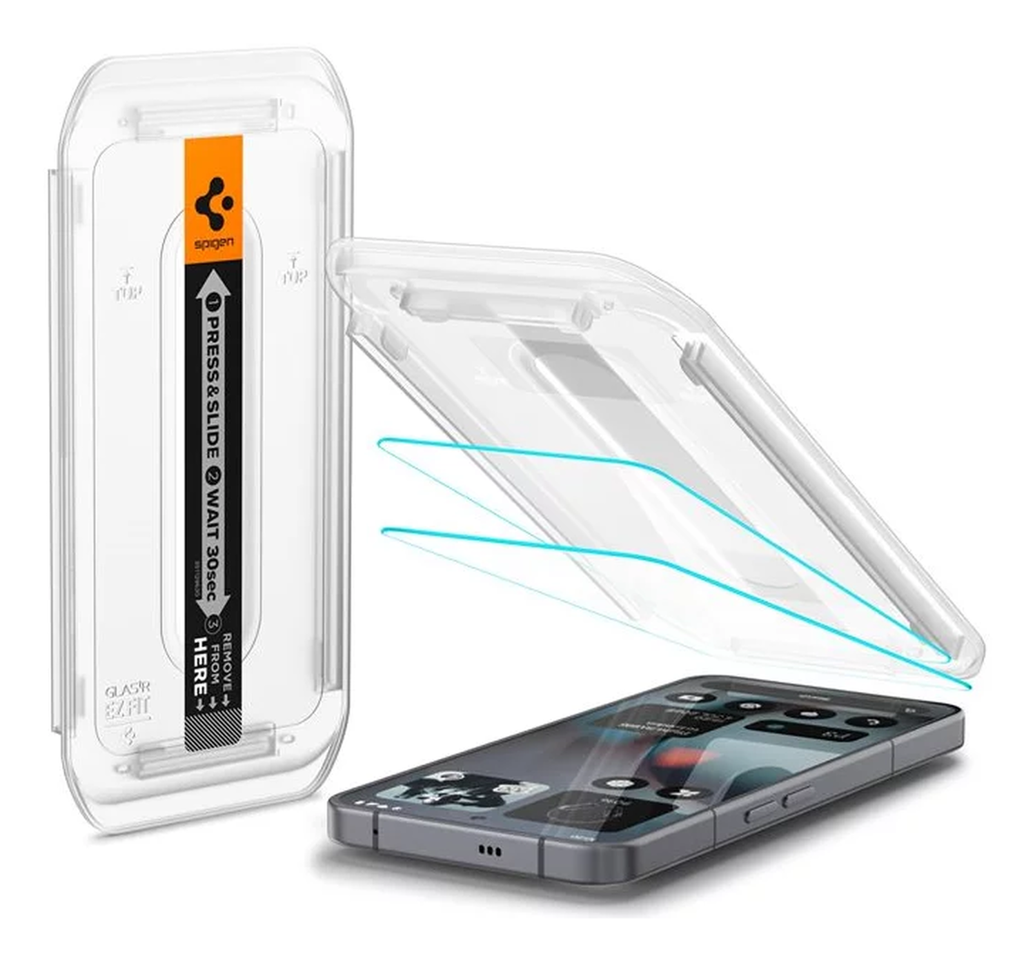 Spigen EZ Fit GLAS.tR Nothing Phone (3) Screen Protector 2-Pack afbeelding 10