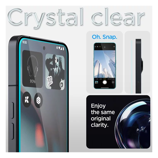 Spigen EZ Fit GLAS.tR Nothing Phone (3) Screen Protector 2-Pack afbeelding 7