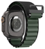 Spigen WBF1 - Apple Watch 1-11/SE/Ultra Bandje - 49/46/45/44/42MM - Zwart Groen afbeelding 9