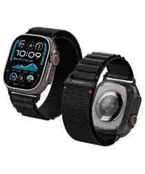 Spigen WBF1 - Apple Watch 1-11/SE/Ultra Bandje - 49/46/45/44/42MM - Zwart afbeelding