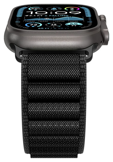 Spigen WBF1 - Apple Watch 1-11/SE/Ultra Bandje - 49/46/45/44/42MM - Zwart afbeelding 13