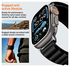 Spigen WBF1 - Apple Watch 1-11/SE/Ultra Bandje - 49/46/45/44/42MM - Zwart afbeelding 7