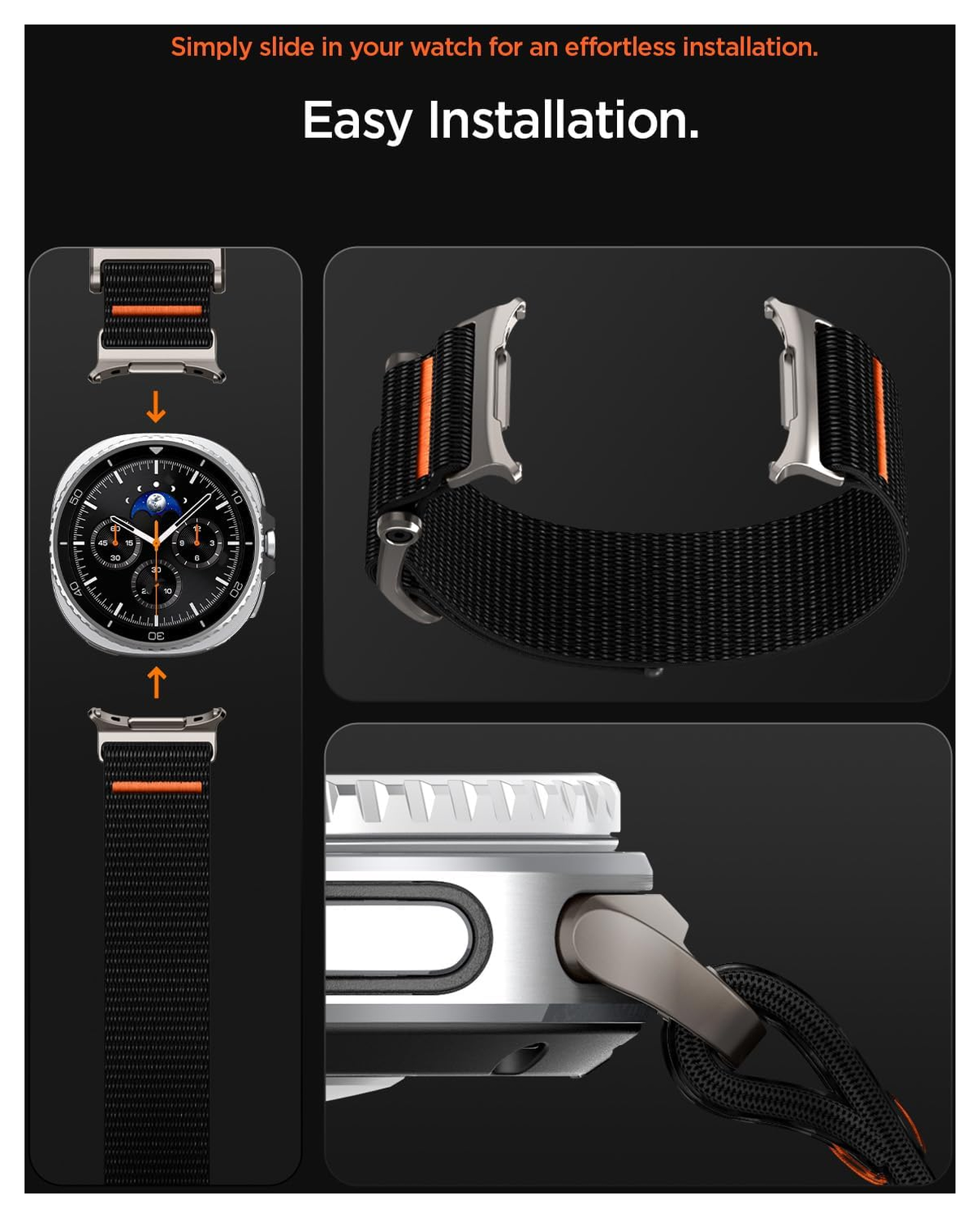 Spigen DuraPro Flex - Samsung Galaxy 8 Series Bandje - Zwart afbeelding 6