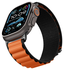 Spigen WBF1 - Apple Watch 1-11/SE/Ultra Bandje - 49/46/45/44/42MM - Zwart Oranje afbeelding 14