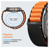 Spigen WBF1 - Apple Watch 1-11/SE/Ultra Bandje - 49/46/45/44/42MM - Zwart Oranje afbeelding 3