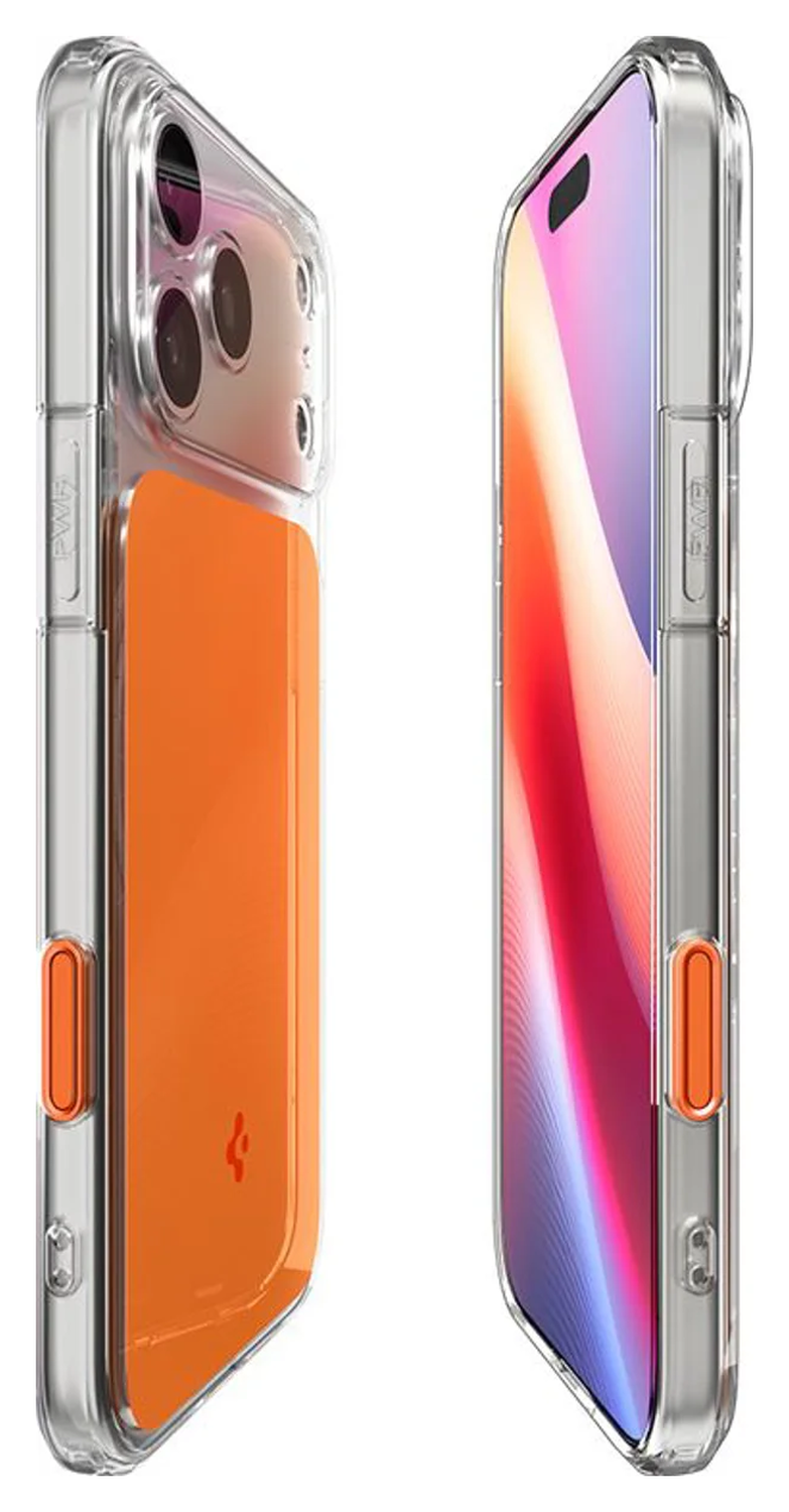 Spigen Ultra Hybrid T Apple iPhone 17 Pro Max Hoesje MagSafe Transparant Oranje afbeelding 6