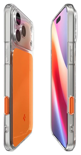 Spigen Ultra Hybrid T Apple iPhone 17 Pro Max Hoesje MagSafe Transparant Oranje afbeelding 6