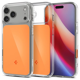 Spigen Ultra Hybrid T Apple iPhone 17 Pro Max Hoesje MagSafe Transparant Oranje afbeelding