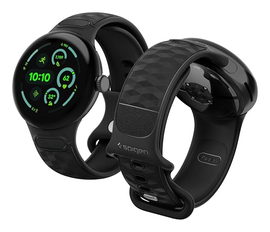 Spigen Parallax - Google Pixel Watch 4/3 45MM - Hoesje en Bandje Zwart afbeelding