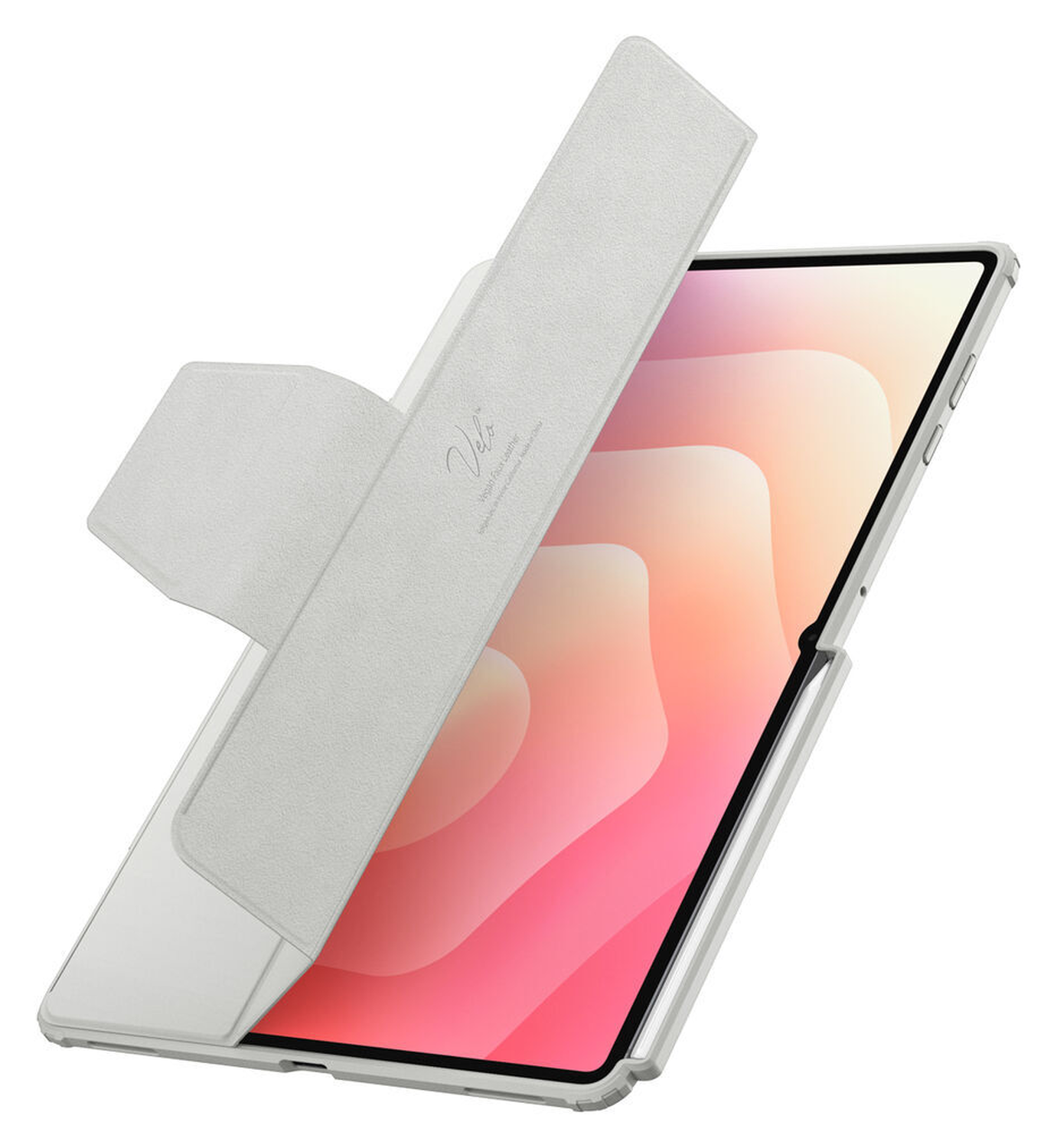 Spigen Ultra Hybrid Pro Samsung Galaxy Tab S11 Ultra Hoes Book Case Grijs afbeelding 2