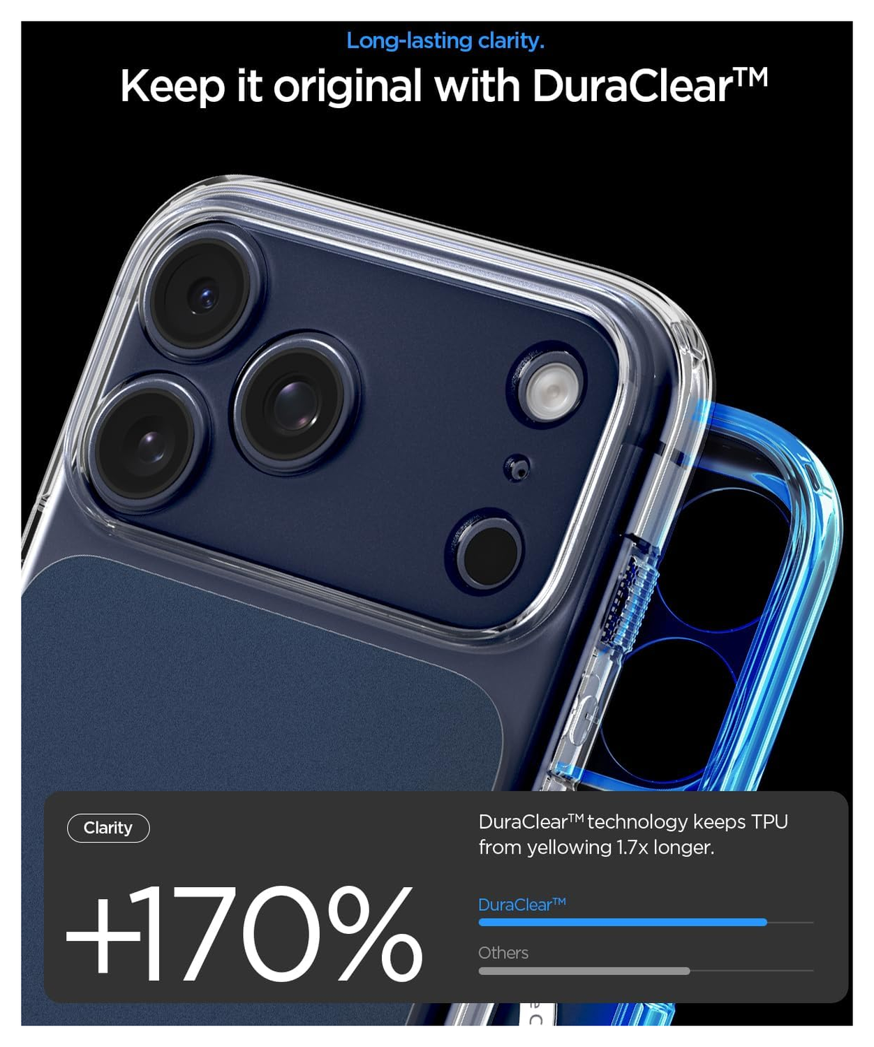 Spigen Ultra Hybrid T Apple iPhone 17 Pro Max Hoesje MagSafe Matte Blauw afbeelding 4