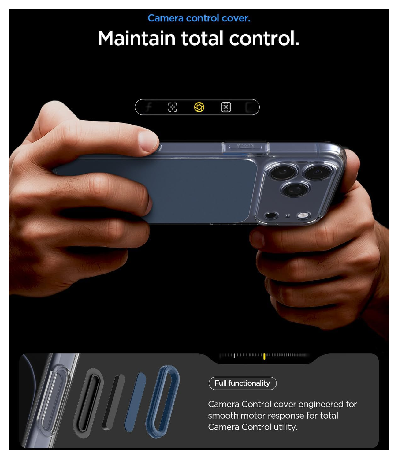 Spigen Ultra Hybrid T Apple iPhone 17 Pro Max Hoesje MagSafe Matte Blauw afbeelding 7