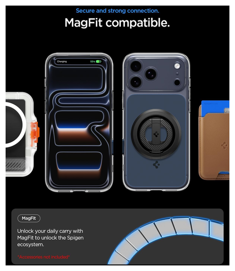 Spigen Ultra Hybrid T Apple iPhone 17 Pro Max Hoesje MagSafe Matte Blauw afbeelding 5