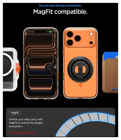Spigen Ultra Hybrid T Apple iPhone 17 Pro Max Hoesje MagSafe Oranje afbeelding 5