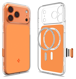 Spigen Ultra Hybrid T Apple iPhone 17 Pro Hoesje MagSafe Back Cover Oranje afbeelding