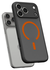 Spigen Ultra Hybrid MagFit Apple iPhone 17 Pro Hoesje MagSafe Zwart Oranje afbeelding 5