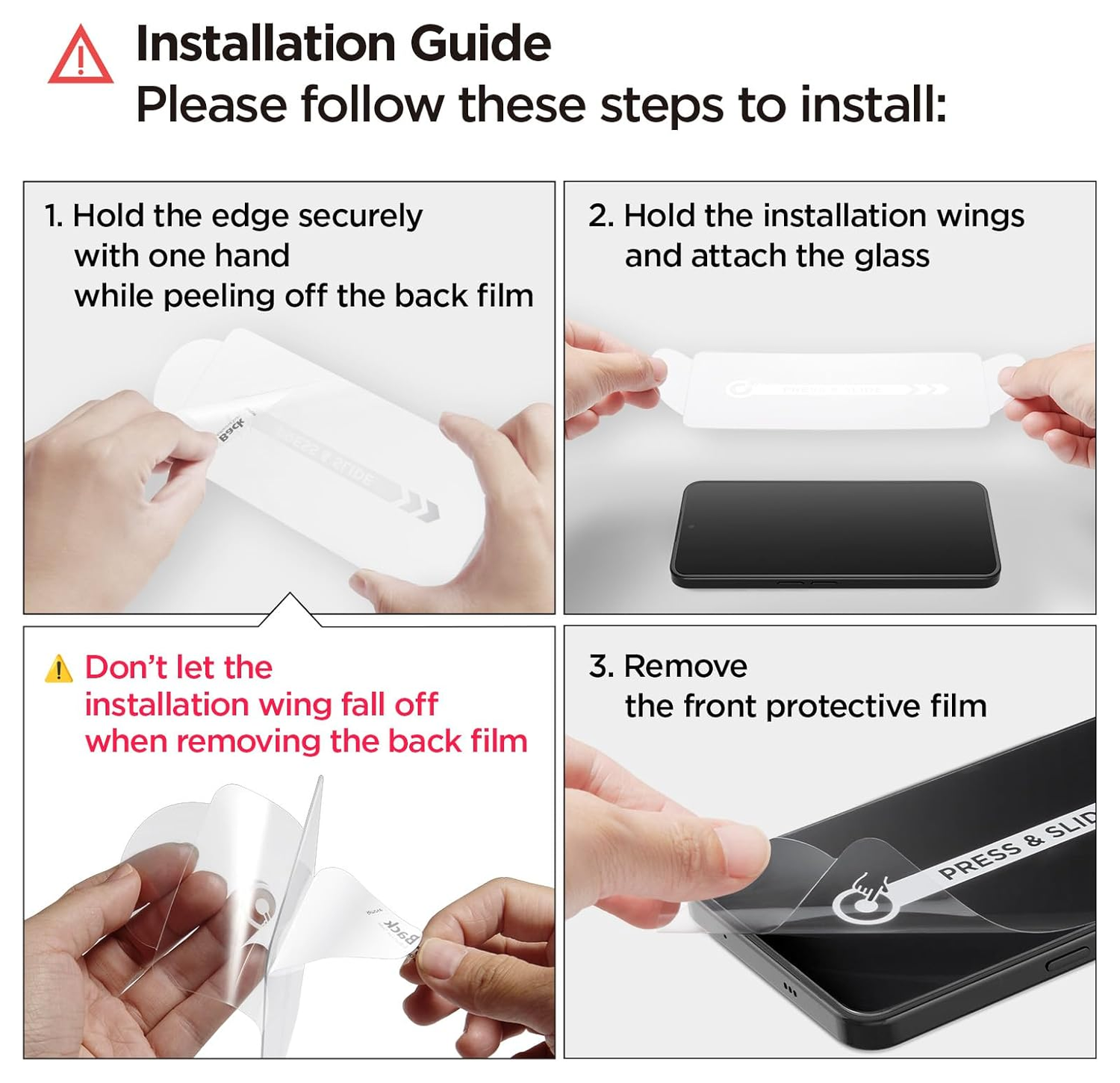 Spigen Glas.tR Slim Nothing Phone (3) Screen Protector Tempered Glass (2-Pack) afbeelding 7