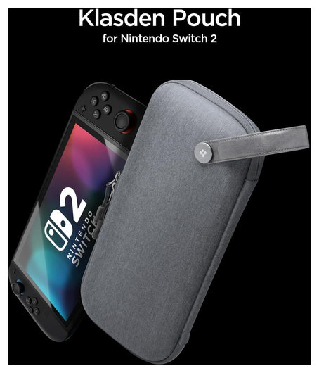 Spigen Klasden V2 Nintendo Switch 2 Hoesje Opberghoes Game Card Organizer Grijs afbeelding 2
