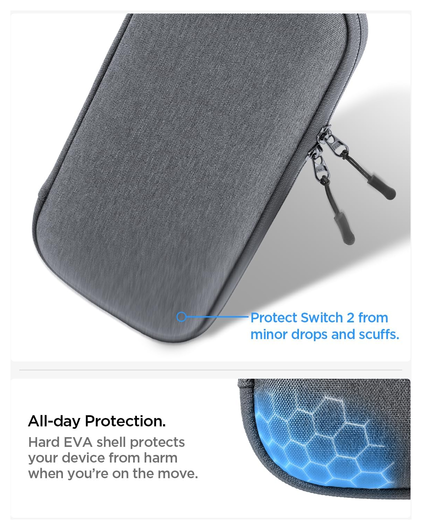 Spigen Klasden V2 Nintendo Switch 2 Hoesje Opberghoes Game Card Organizer Grijs afbeelding 6