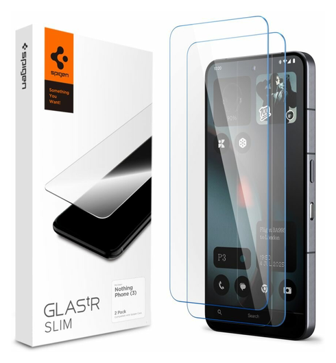 Spigen Glas.tR Slim HD Nothing Phone (3) Screen Protector Tempered Glass afbeelding 1