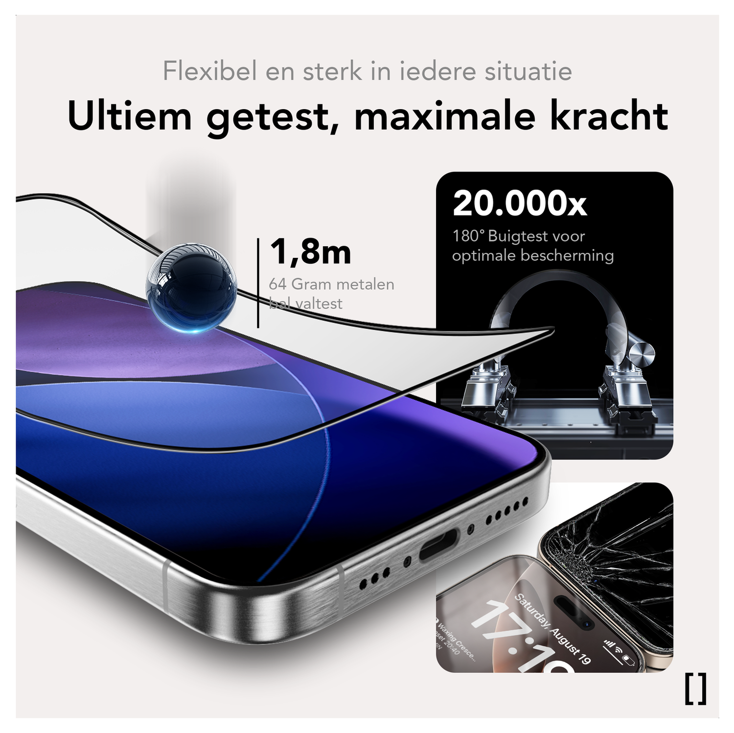 iPhone 17 Pro Max Starter Kit - Hoesje, Screenprotector 2st & Oplader afbeelding 8