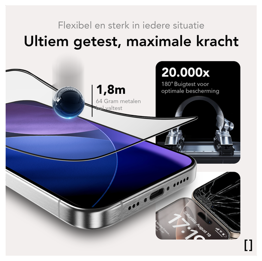 iPhone 17 Pro Max Starter Kit - Hoesje, Screenprotector 2st & Oplader afbeelding 8