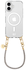 AVY Apple iPhone 16 Hoesje met Koord & MagSafe 30CM Silver Spark afbeelding 1