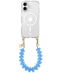 AVY Apple iPhone 16 Hoesje met Koord & MagSafe 30CM Cupid Blue afbeelding