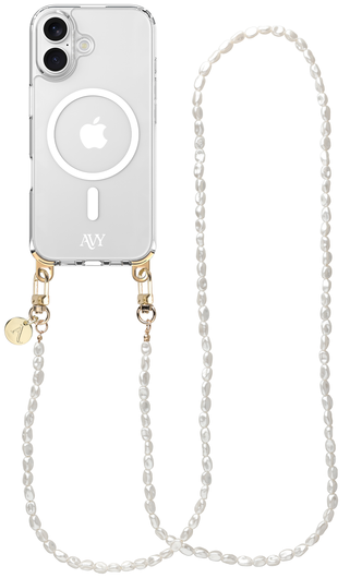 AVY Apple iPhone 16 Hoesje met Koord & MagSafe 120CM Perla Chic Long afbeelding 1
