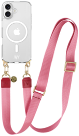 AVY Apple iPhone 16 Hoesje met Koord & MagSafe 130CM Linea Sol