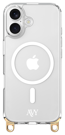AVY Apple iPhone 16 Hoesje met Koord & MagSafe 32CM Serengeti Zebra afbeelding 9