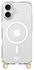 AVY Apple iPhone 16 Hoesje met Koord & MagSafe 32CM Serengeti Zebra afbeelding 9