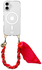 AVY Apple iPhone 16 Hoesje met Koord & MagSafe 32CM Rosé Twist