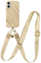 AVY Apple iPhone 16 MagSafe Hoesje met Koord 130CM Aurum Gold