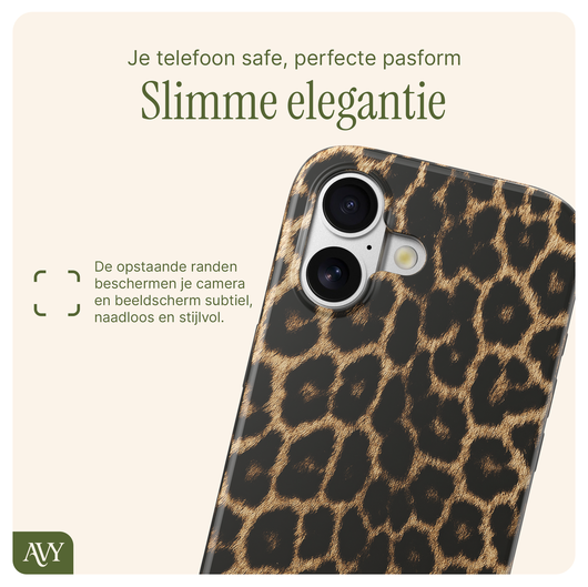 AVY Apple iPhone 16 MagSafe Hoesje met Koord 130CM Panthera Chic afbeelding 6