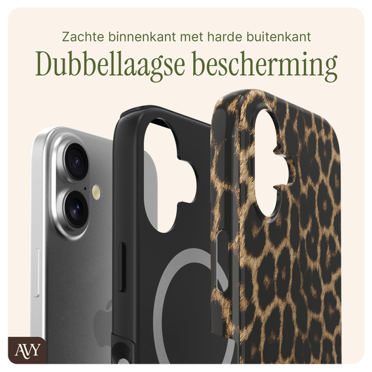AVY Apple iPhone 16 MagSafe Hoesje met Koord 130CM Panthera Chic afbeelding 7